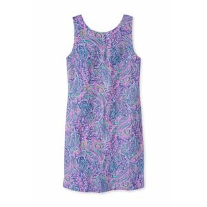 Lilly Pulitzer Maurina Linen Shift Dress We Mermaid It NWT $188 Sz 12